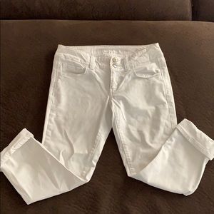 Women’s American eagle white Capri